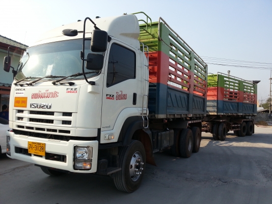 อีซูซุ 360 แรง ดั๊มแม่ลูก สภาพดี ยางดี แอร์เย็น