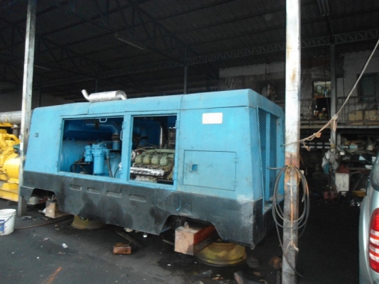 ขายปั้มลม AIRMAN PDS 750  17.5BAR พร้อมใช้งาน รับประกันให้นะครับ เครื่องยนต์ BENZ 8 สูบ