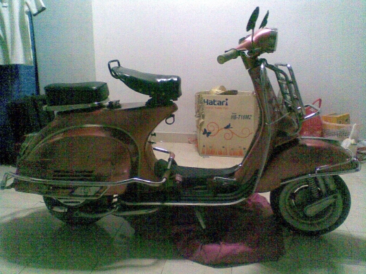 ขายเวสป้า อิตาลี่แท้ ของแต่งเพียบ(มีมากกว่าในรุป) ถูกๆ