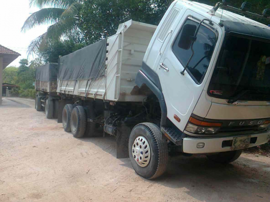 10 ล้อดั้ม แม่+ลูก FUSO FN527 TF 10 SPEED รถบ้าน