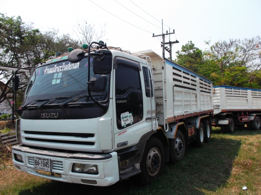 ขายด่วนรถGIGA360แรงม้าดรั้มแม่ลูก12,ล้อยาว7,ม