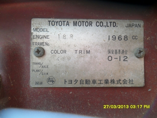 toyota Rn41 toyota Rn41