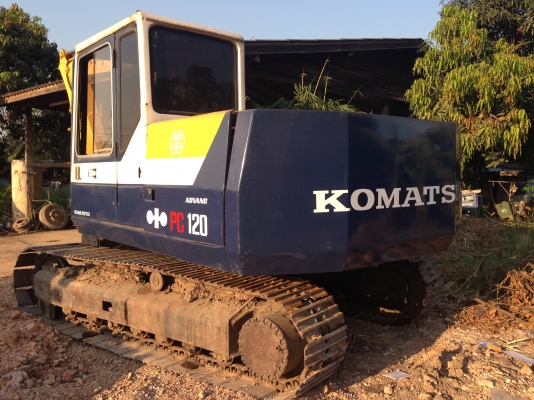 ขายKOMATSU PC 120-5 ตัวเดินใหญ่ ซีเรียลสูง สภาพพร้อมใช้