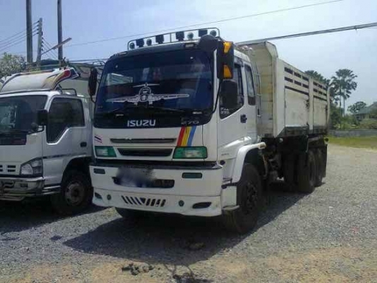 รถอิซูซุ 10 ล้อดั๊ม 270 แรงม้า ปี 48  สนใจติดต่อ 081 - 6079515