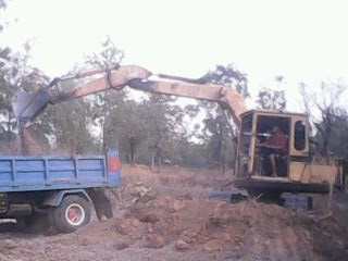 ขายแบคโฮ MITSUBISHI MS 070ขายตามสภาพรถไม่ได้ใช้แล้ว