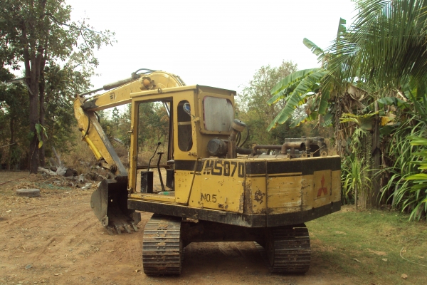 ขายแบคโฮ MITSUBISHI MS 070ขายตามสภาพรถไม่ได้ใช้แล้ว