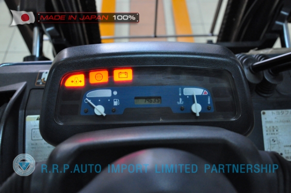 ขายรถโฟล์คลิฟท์มือสอง TOYOTA รุ่น 7FGL20-13715 นำเข้าจากประเทศญี่ปุ่น 100\% ไม่เคยใช้งานในไทย