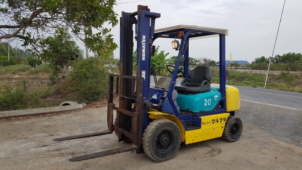 ขายด่วนรถยกKOMATSU FG20-14 ยก2ตันยกสูง3.5เมตรเกียรออโต้ยางตัน4เส้นรถนอกเพิ่งนำเข้ามายังไม่เคยใช้งานในเมืองไทยเลย