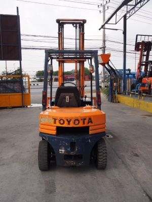 TOYOTA 5FD20เครื่องดีเซล เกียร์ธรรมดา เสาสูง5เมตร งาเทได้ สนใจตืดต่อ 083-062-0223(ปอน)
