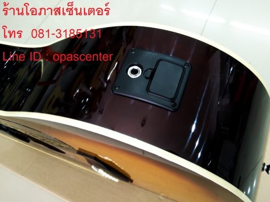 กีต้าร์โปร่งเว้าไฟฟ้า SX รุ่น SD1-CE-VS สีซันเบิร์ส เงา ทรงสวย ของใหม่ มือหนึ่ง EQ อย่างดี