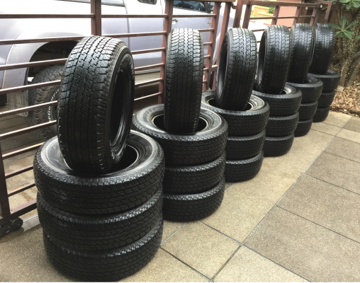 ยาง Bridgestone 245 70 16 ปลายปี16 ดอกเต็ม เนื้อนิ่ม ใช้ยาว ราคาไม่แพง