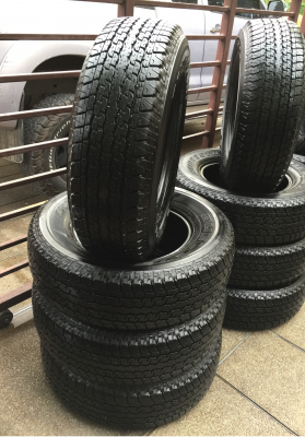 ยาง Bridgestone 245 70 16 ปลายปี16 ดอกเต็ม เนื้อนิ่ม ใช้ยาว ราคาไม่แพง