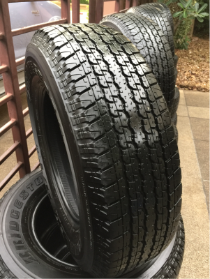 ยาง Bridgestone 245 70 16 ปลายปี16 ดอกเต็ม เนื้อนิ่ม ใช้ยาว ราคาไม่แพง