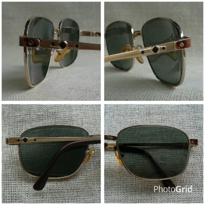 แว่นตาอเมริกันวินเทจ &#039;ผู้ปิดทองหลังพระ&#039; แห่งยุค &#039;70s  Vintage MEDICI handmade in USA  บิ๊กไซซ์!