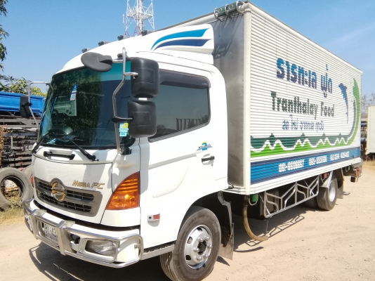 6 ล้อกลาง *ตู้เปียก-สแตนเลส* EURO.2 HINO MEGA FC4J 150 แรงม้า * ยาว 5.50 ม.*รถสวยเดิม+สวยจริง+พร้อมใช้งาน* รถห้างแท้ * มีเล่มพร้อมโอน *