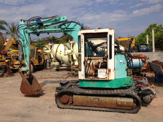 รถขุด รางรถไฟ