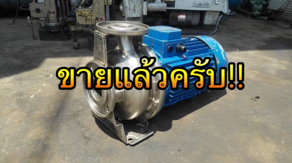 ** ไปอยู่เมืองจัน ** ปั้มน้ำหัวสแตนเลสอิตาลี่ EBARA ขนาด 7.5 HP ท่อ 2.5"- 2" ไฟ 380V พร้อมใช้งาน ** ไปอยู่เมืองจัน ** ปั้มน้ำหัวสแตนเลสอิตาลี่ EBARA ขนาด 7.5 HP ท่อ 2.5"- 2" ไฟ 380V พร้อมใช้งาน