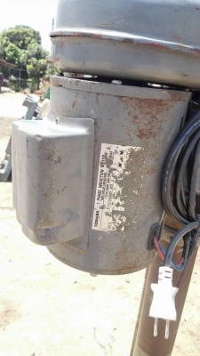 สว่านแท่นญี่ปุ่น KITO รุ่นคอยาว 160 cm เจาะ 19 mm ไฟ 220V พร้อมใช้งาน