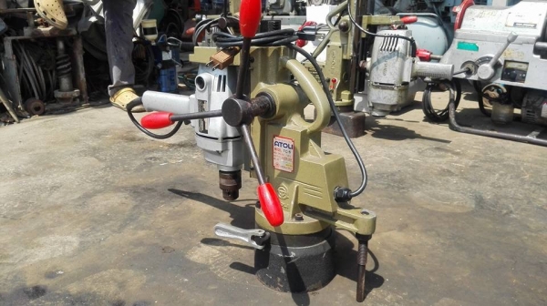 ** SOLD ** สว่านแม่เหล็ก ATORI TC-6R Drill 18 mm ไฟ 220V พร้อมใช้งาน