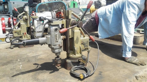 SOLD ** เหลือ 1 ตัว ** สว่านแม่เหล็ก ATORI TC 10S Drill 25 mm ไฟ 220V พร้อมใช้งาน (มี 2 ตัว)