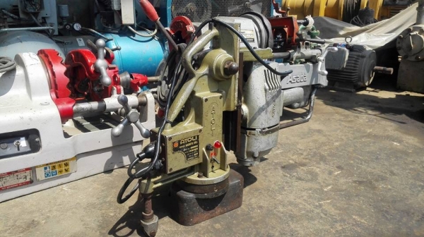 SOLD ** เหลือ 1 ตัว ** สว่านแม่เหล็ก ATORI TC 10S Drill 25 mm ไฟ 220V พร้อมใช้งาน (มี 2 ตัว)