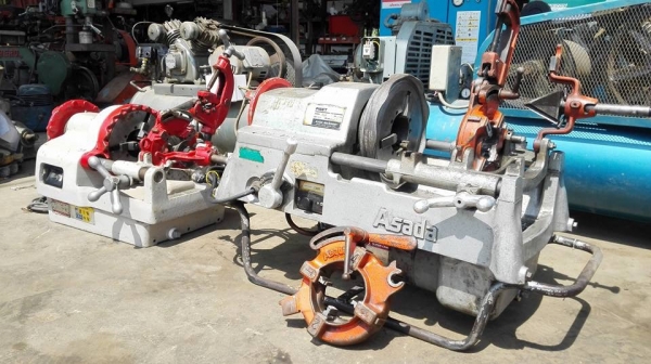 ** ไปอยู่เมืองชล **เครื่องต้าปญี่ปุ่น ASADA PISET 3S-G ขนาด 1/2&quot;- 3&quot; พร้อมใช้งาน