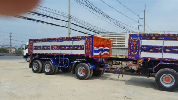 ขายรถพ่วง Isuzu euro2 เครื่องดำ 270 แรง ปี 47 ดัมพ์มิเนียม ลูก 3 เพลา ทะเบียนพร้อม ขายรถพ่วง Isuzu euro2 เครื่องดำ 270 แรง ปี 47 ดัมพ์มิเนียม ลูก 3 เพลา ทะเบียนพร้อม