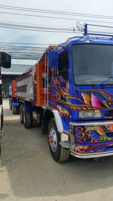 ขายรถพ่วง Isuzu euro2 เครื่องดำ 270 แรง ปี 47 ดัมพ์มิเนียม ลูก 3 เพลา ทะเบียนพร้อม