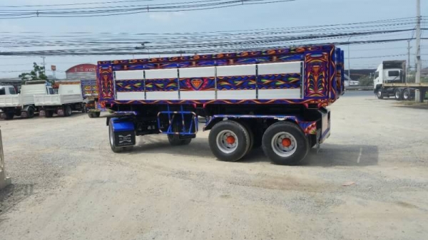 ขายรถพ่วง Isuzu euro2 เครื่องดำ 270 แรง ปี 47 ดัมพ์มิเนียม ลูก 3 เพลา ทะเบียนพร้อม