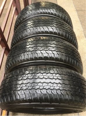 ยาง Dunlop 265 65 17 กลางปี15 ดอกเต็ม ใช้ยาว ราคาไม่แพง