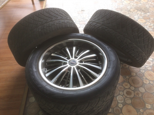 ขายล้อขอบ 20&quot; 6รู พร้อมยาง nitto NT420S 265x50R20