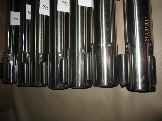 เสา STAINLESS แท้ (แม่เหล็กดูดไม่ติด) พร้อมแถบเชือกกั้น