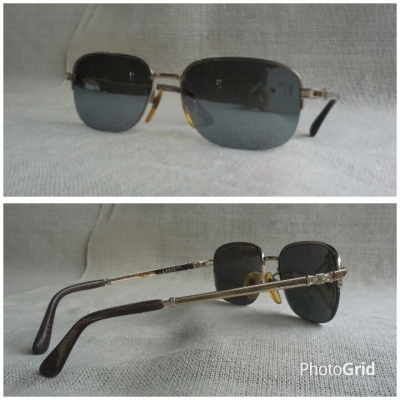 แว่นตาอิตาเลียนวินเทจ ยุค &#039;80s  &#039;ไททาเนียมบริสุทธิ์&#039;  Vintage LANCETTI  handmade in Japan
