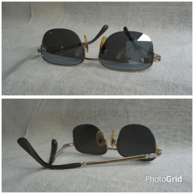 แว่นตาอิตาเลียนวินเทจ ยุค &#039;80s  &#039;ไททาเนียมบริสุทธิ์&#039;  Vintage LANCETTI  handmade in Japan