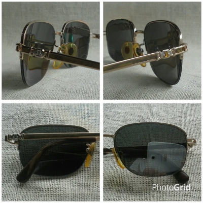 แว่นตาอิตาเลียนวินเทจ ยุค &#039;80s  &#039;ไททาเนียมบริสุทธิ์&#039;  Vintage LANCETTI  handmade in Japan