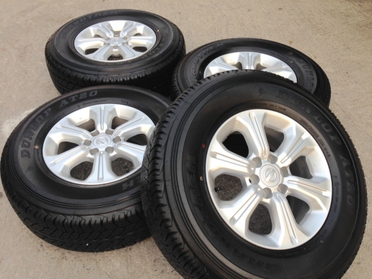แม็ก NAVARA ขอบ16 พร้อมยาง DUNLOP ชุด2