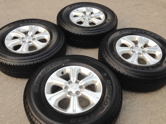 แม็ก NAVARA ขอบ16 พร้อมยาง DUNLOP ชุด2