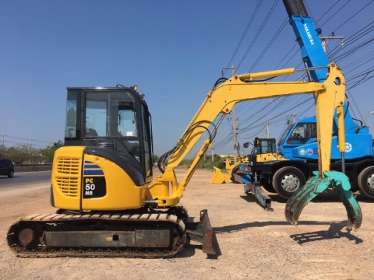 ขายรถแบคโฮ KOMATSU PC50MR-2 พร้อมหัวคีบ รถนอกนำเข้าจากญี่ปุ่น สภาพสวยพร้อมใช้งาน มีVDOการทำงานครับ
