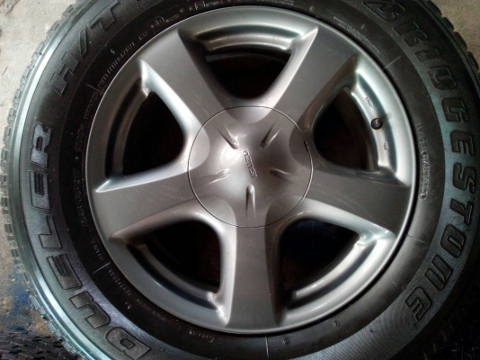 ล้อแม็ก Isuzu ขอบ17 เอ็กชีรี่สีรมดำ พร้อมยาง
