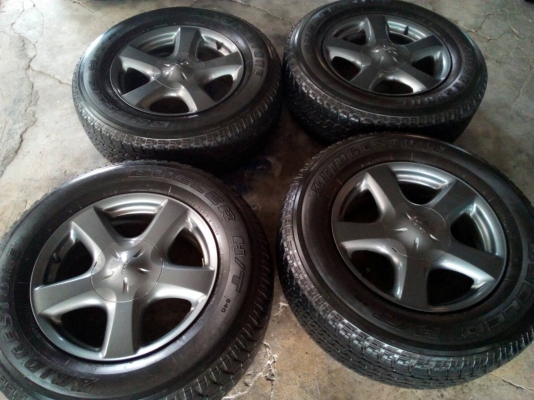 ล้อแม็ก Isuzu ขอบ17 เอ็กชีรี่สีรมดำ พร้อมยาง
