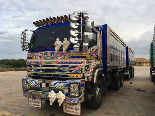ขายรถบรรทุกพ่วง 22ล้อ isuzu mp1fxz7779T 360ccปี54ราคา 2,700,000 ขายรถบรรทุกพ่วง 22ล้อ isuzu mp1fxz7779T 360ccปี54ราคา 2,700,000