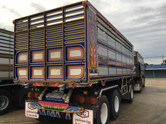 ขายรถบรรทุกพ่วง  22ล้อ isuzu  mp1fxz7779T   360ccปี54ราคา 2,700,000