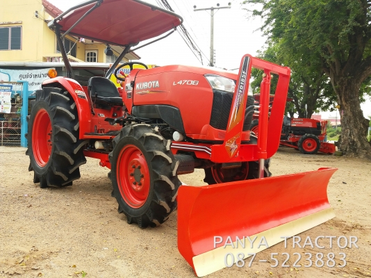 ปัญญาแทรคเตอร์..จัดมาให้ครับ ด่วน!!!คูโบต้า L4708ใบมีดคานล่างพร้อมโรตาลี่182 ยางใหม่4เส้น สภาพพร้อมใช้  เล่มทะเบียนพร้อม จัดส่ง อ.พรมพิราม จ.พิษณุโลก