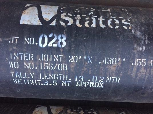 ขาย ท่อเหล็ก 20 นิ้ว ยาว 12 เมตร