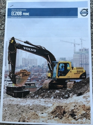 รถแบคโฮ VOLVO EC210B  ตัวใหม่ ใช้งานมือเดียว