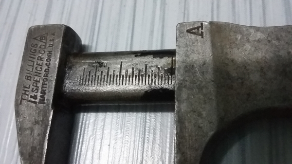 ประแจเลื่อนโบราณ 4 นิ้ว made in USA อายุกว่าร้อยปี