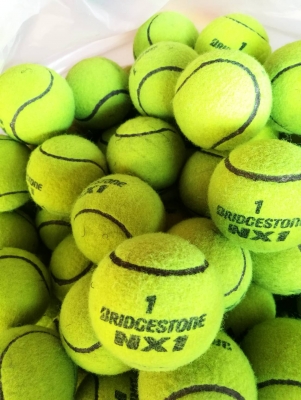 30ลูก350 บ. ส่งฟรี083-2000058  LINE ID: line832923 ลูกเทนิส BRIDGESTONE รุ่น NX1จากญี่ปุ่น