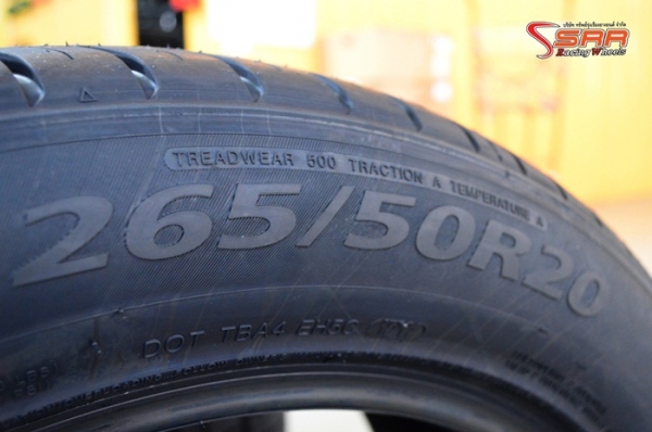 DELINTE DS8 265/50R20 ปี17 เส้นละ 4,000 บาท