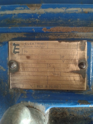 มอเตอร์หน้าแปลน5แรง3เฟส