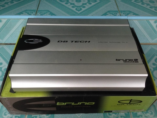 แอมป์2ch DB TECH ขาย 1650 บาท มือสองใช้งานปกติขับกลางแหลมอย่างละ4-6ดอกได้ สนใจ0892425454 อยู่สระบุรี